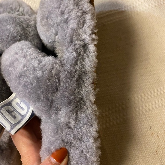 UGG classic slippers oh yeah! Grey size 5.5 - Picture 12 of 16